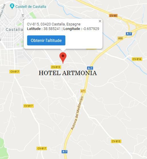 Artmonia Hotel Castalla Exterior foto